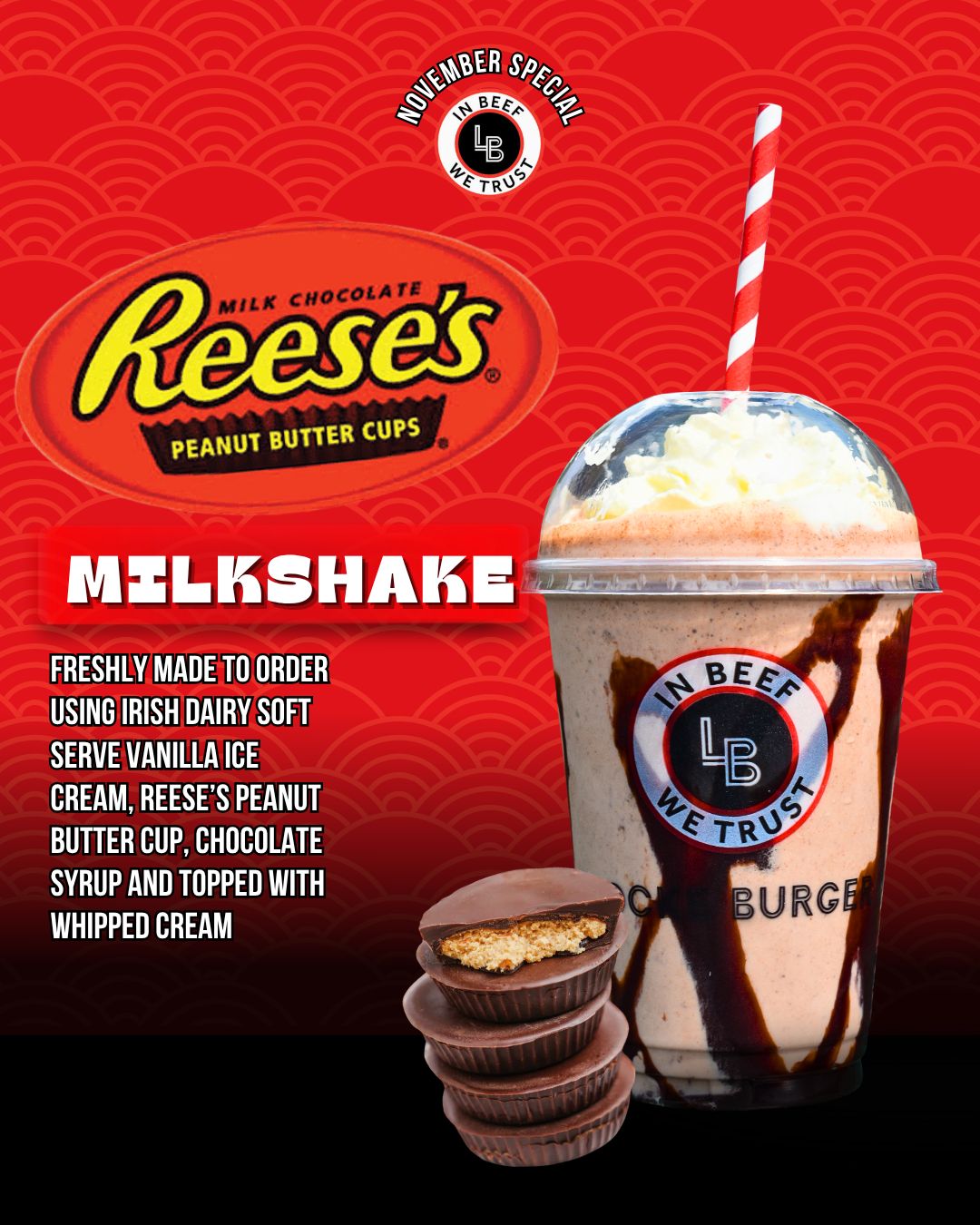 Special – Reeses Peanut Buttercup Shake
