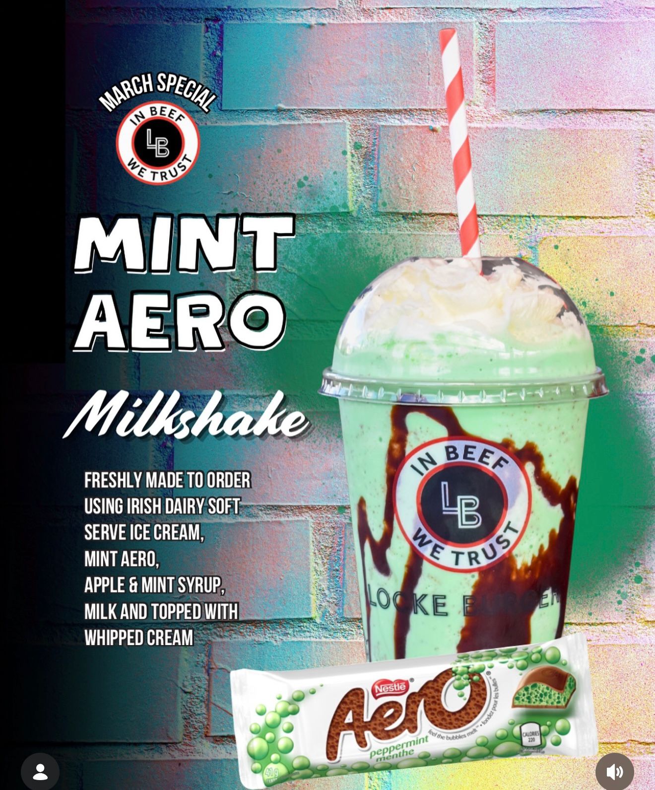Special – Mint Aero Milkshake