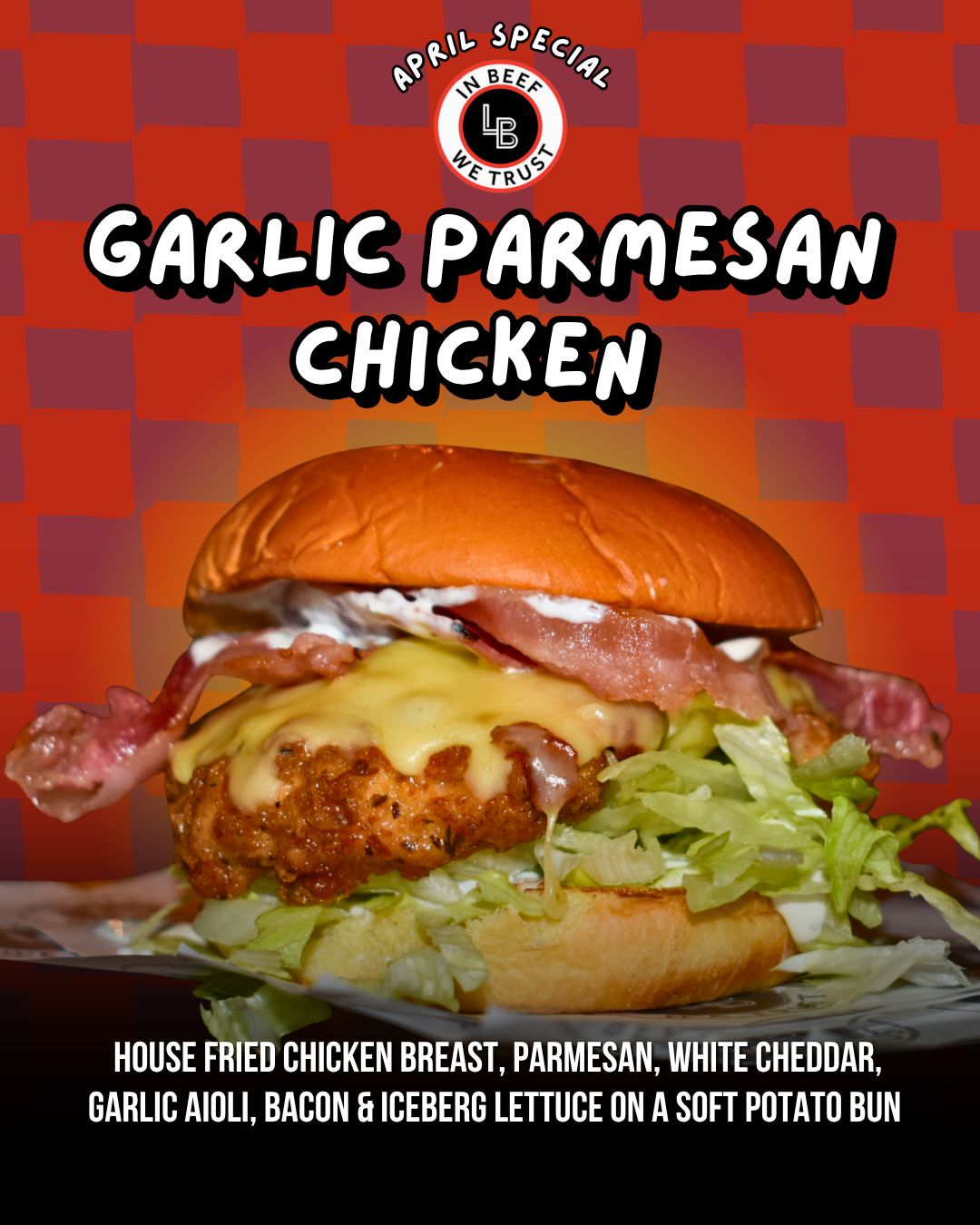 SPECIAL - Garlic Parmesan Chicken